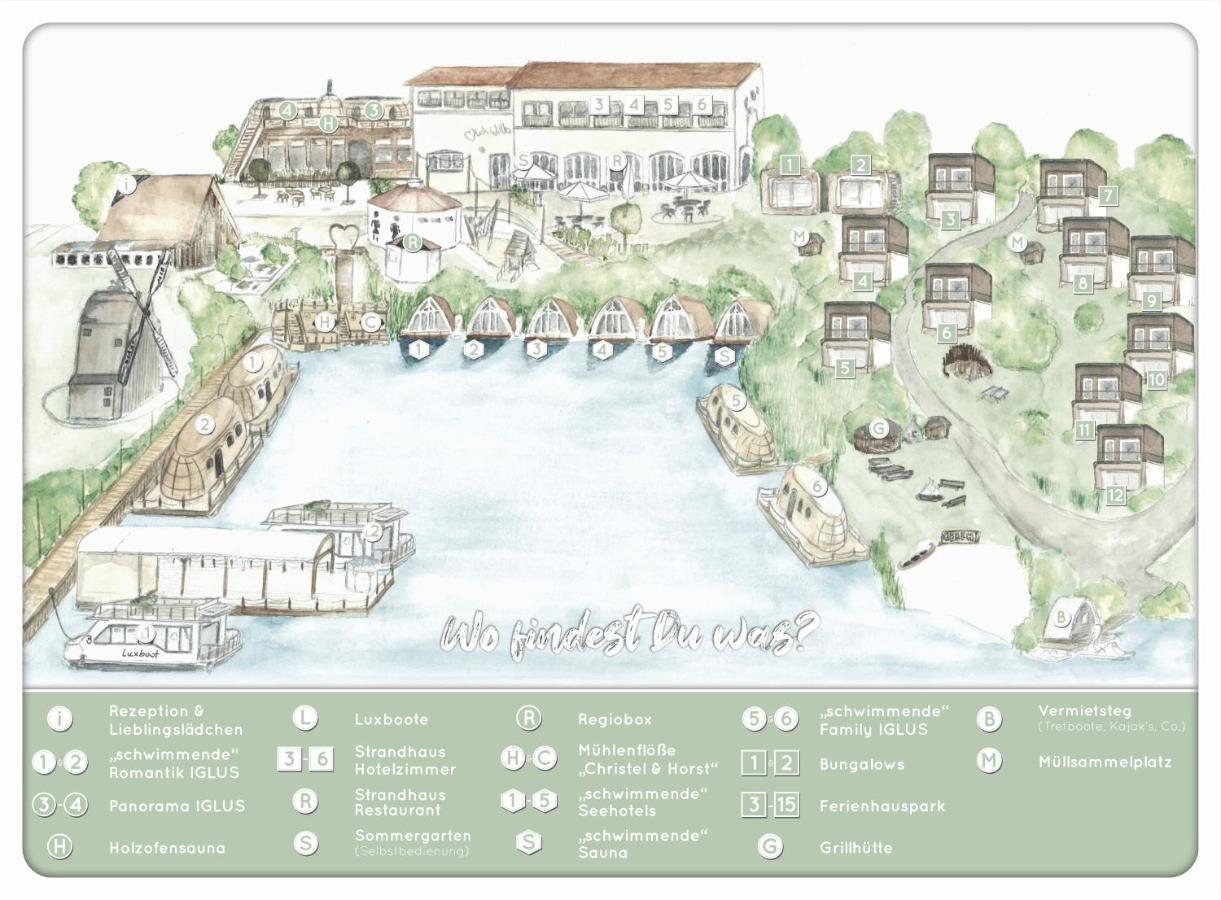 Lieblingsplatz Parey - Ferienhaus Am See ภายนอก รูปภาพ